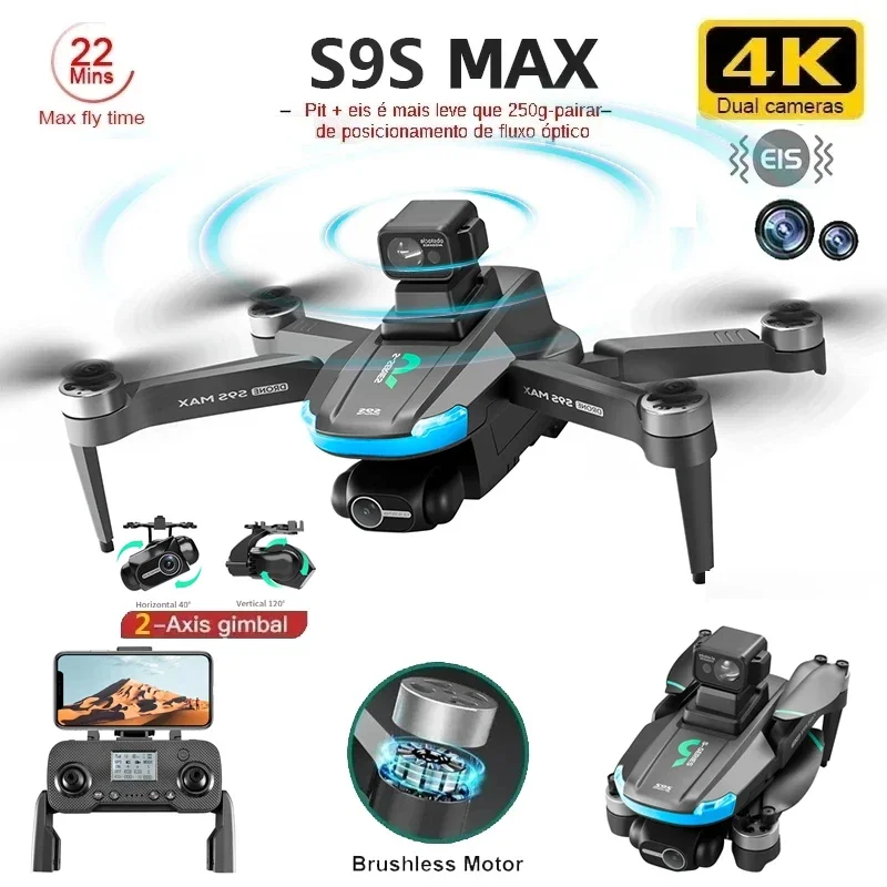 Drone Camera Lens - YENI S9S MAX MINI Drone 4K