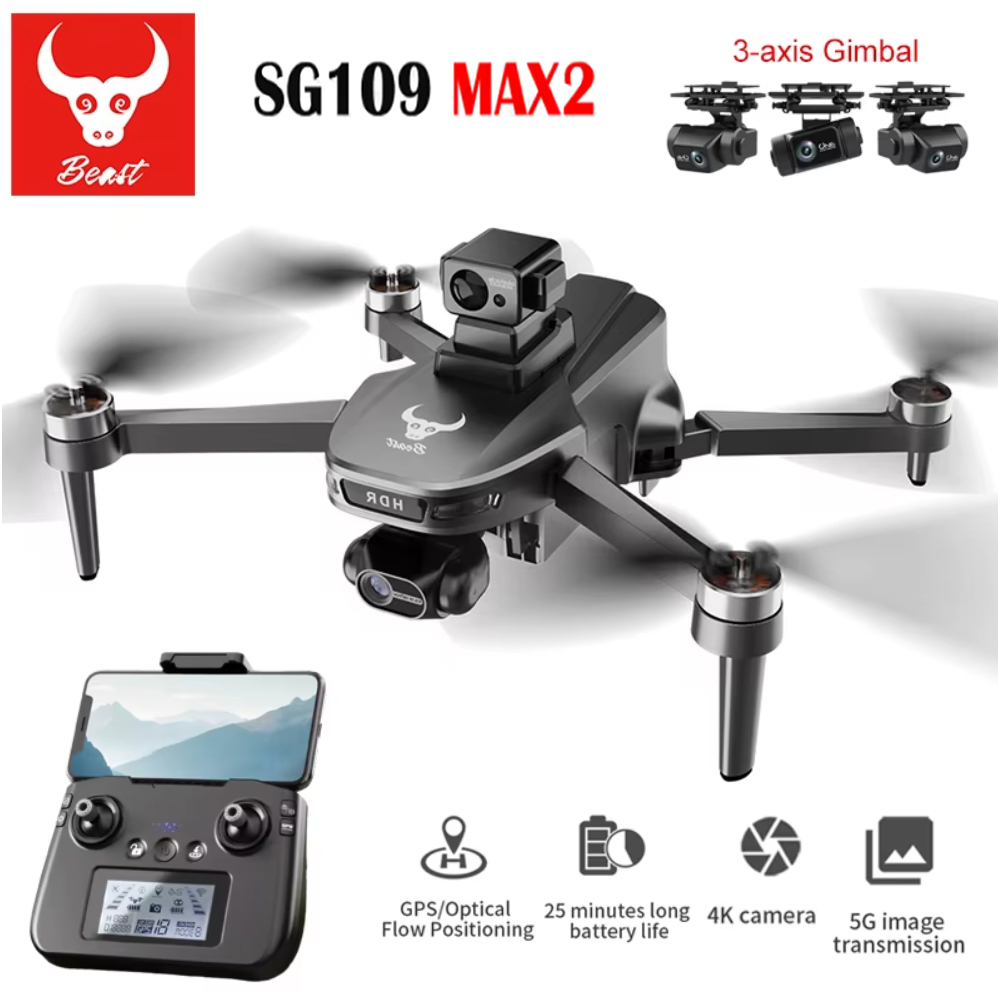 Drone Camera 4K - SG109 MAX2 Profesyonel FPV 8K Kamera