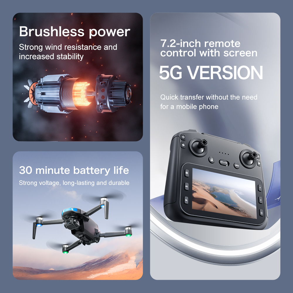 Lenovo GPS S-X1 Drone Üç Eksen - Drone Camera Hd incelemesi ve fiyatı