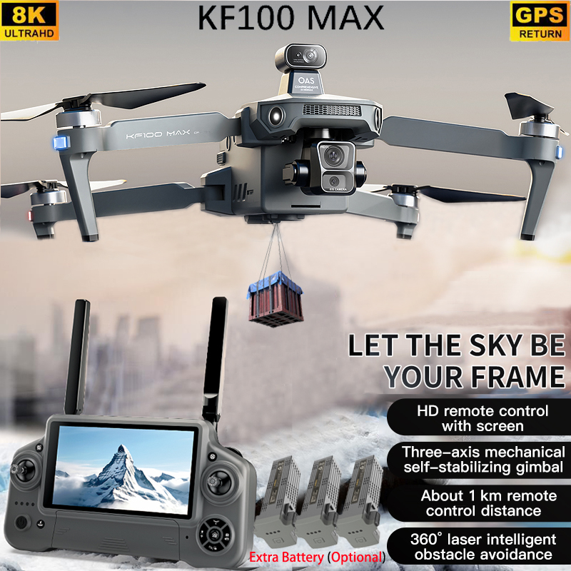 KF100 MAX GPS Drone 4K Kamera  - Drone Camera 4K incelemesi ve fiyatı