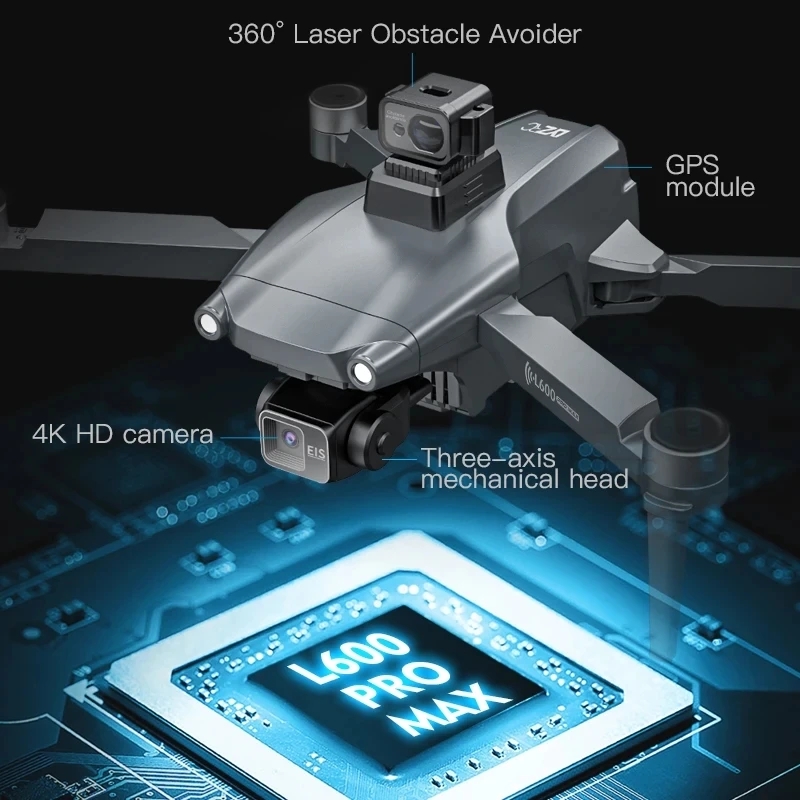 L600 PRO MAX GPS Drone Profesy - Drone Camera Lens incelemesi ve fiyatı