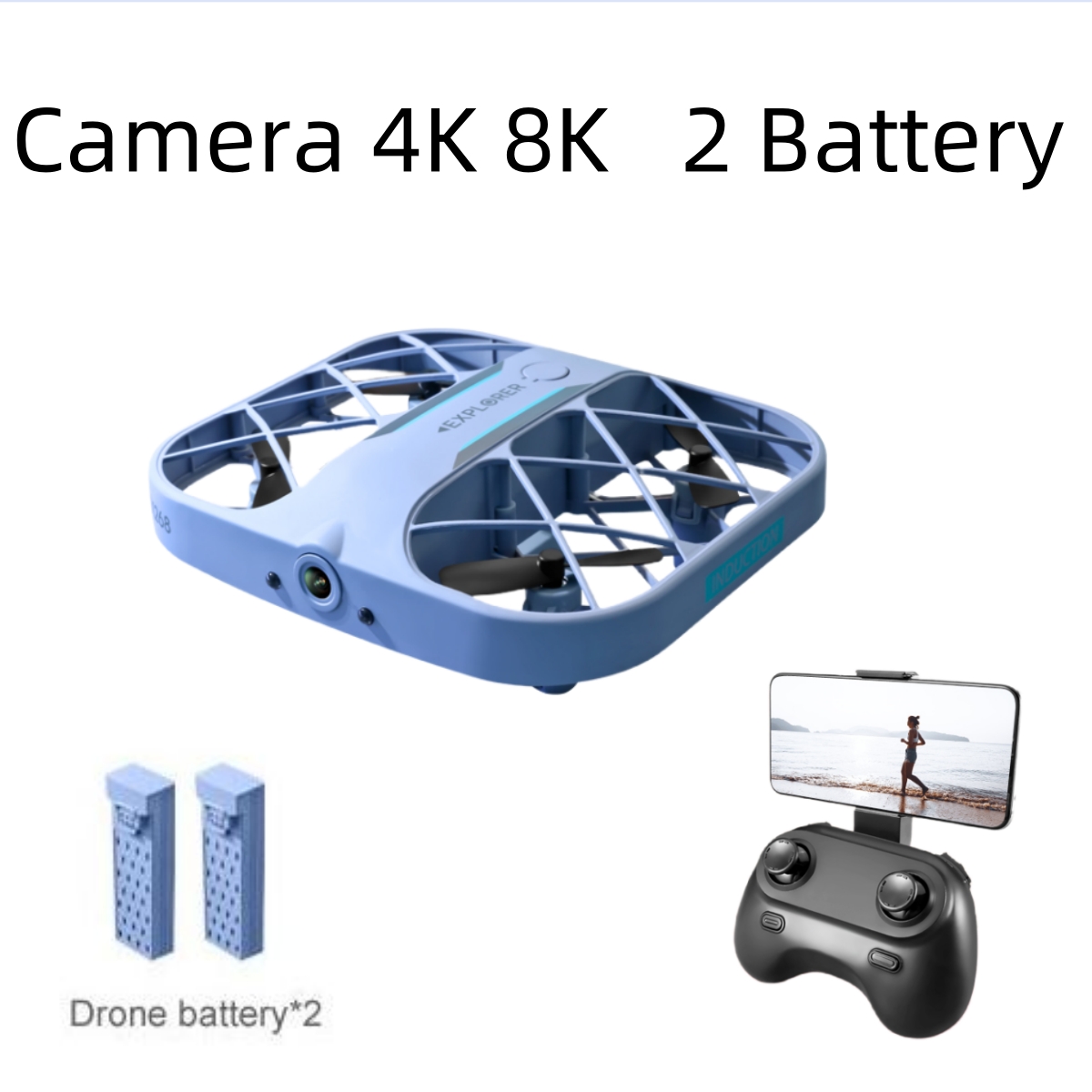JJRC H107 FPV RC Drone, 2 Bata - Drone Camera Lens incelemesi ve fiyatı